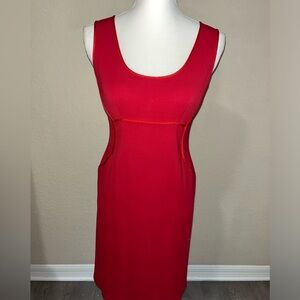Philosophy Di Alberta Ferretti Red Bodycon Cocktail Dress